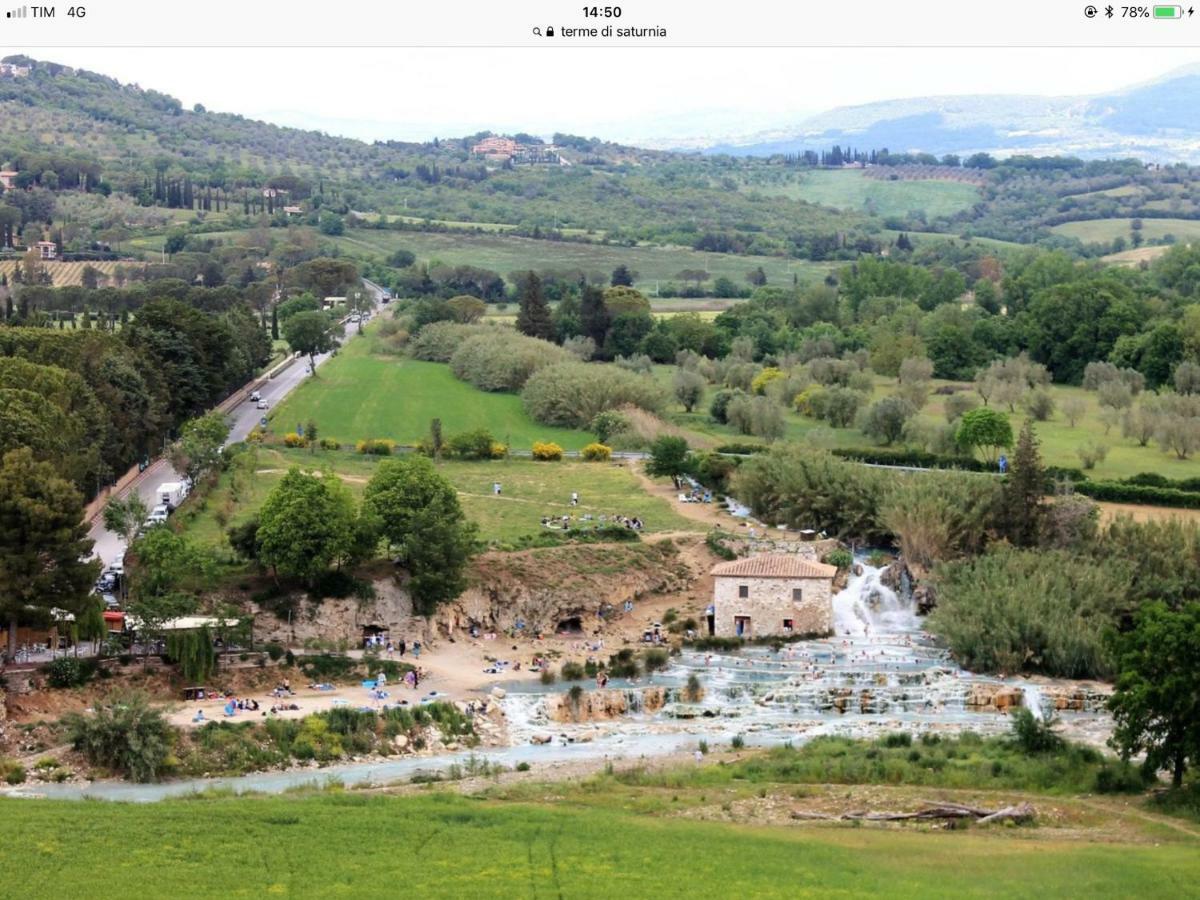 Appartement Vista Panoramica Sulle Terme Di Saturnia à Poggio Murella Extérieur photo